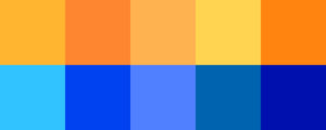 orange-blue